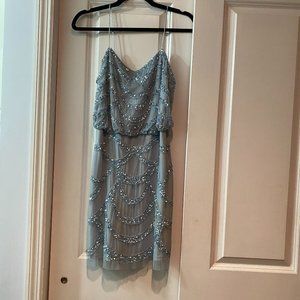 Aidan Mattox Beaded Cocktail Dress